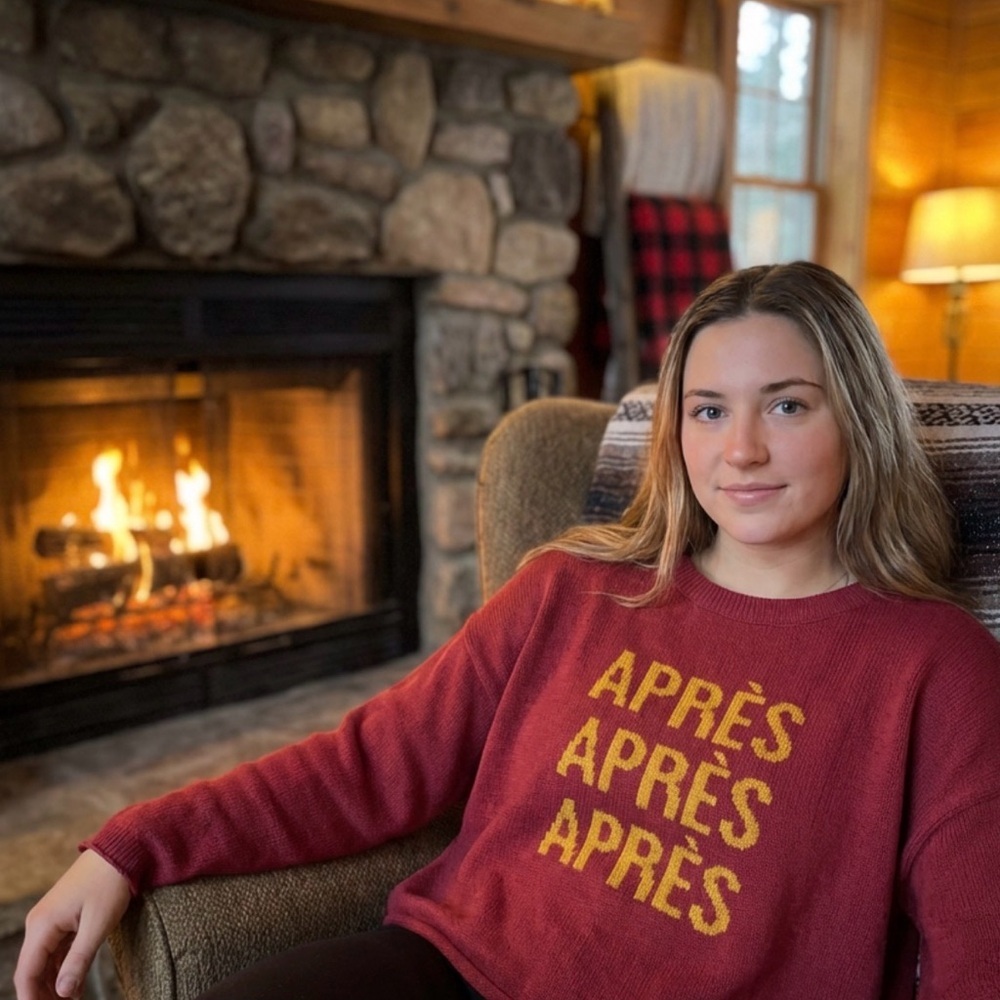 Après Red Sweater